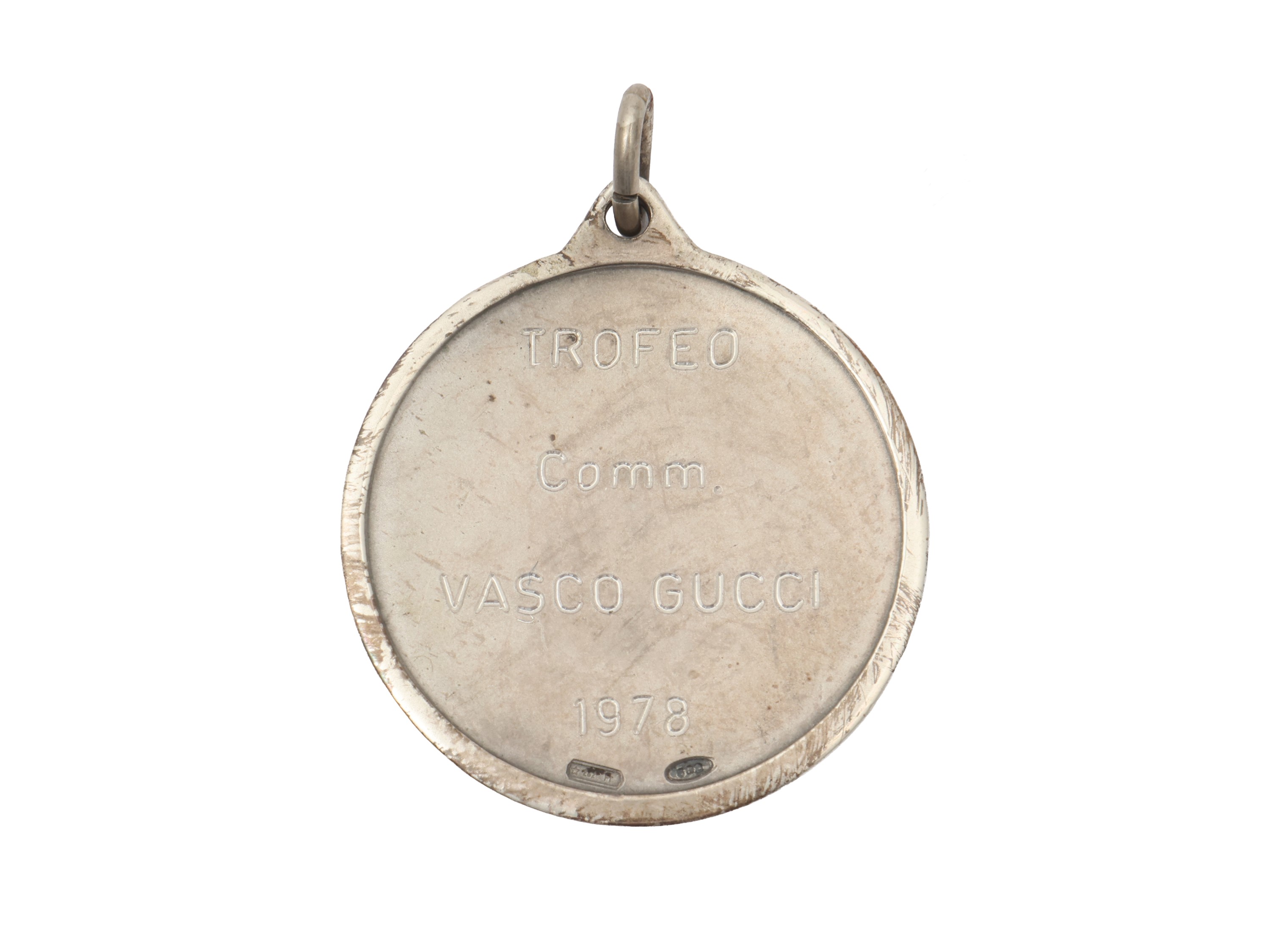 Medaglia in argento del Trofeo Vasco Gucci 1978, g 13