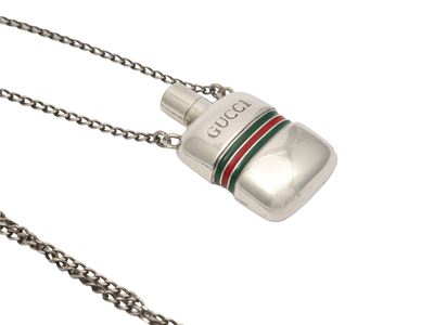 Gucci - Collana con Pendente Portaprofumo in Argento 925