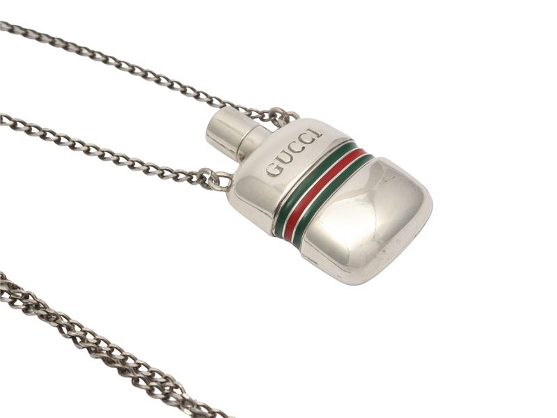 Gucci - Collana con Pendente Portaprofumo in Argento 925