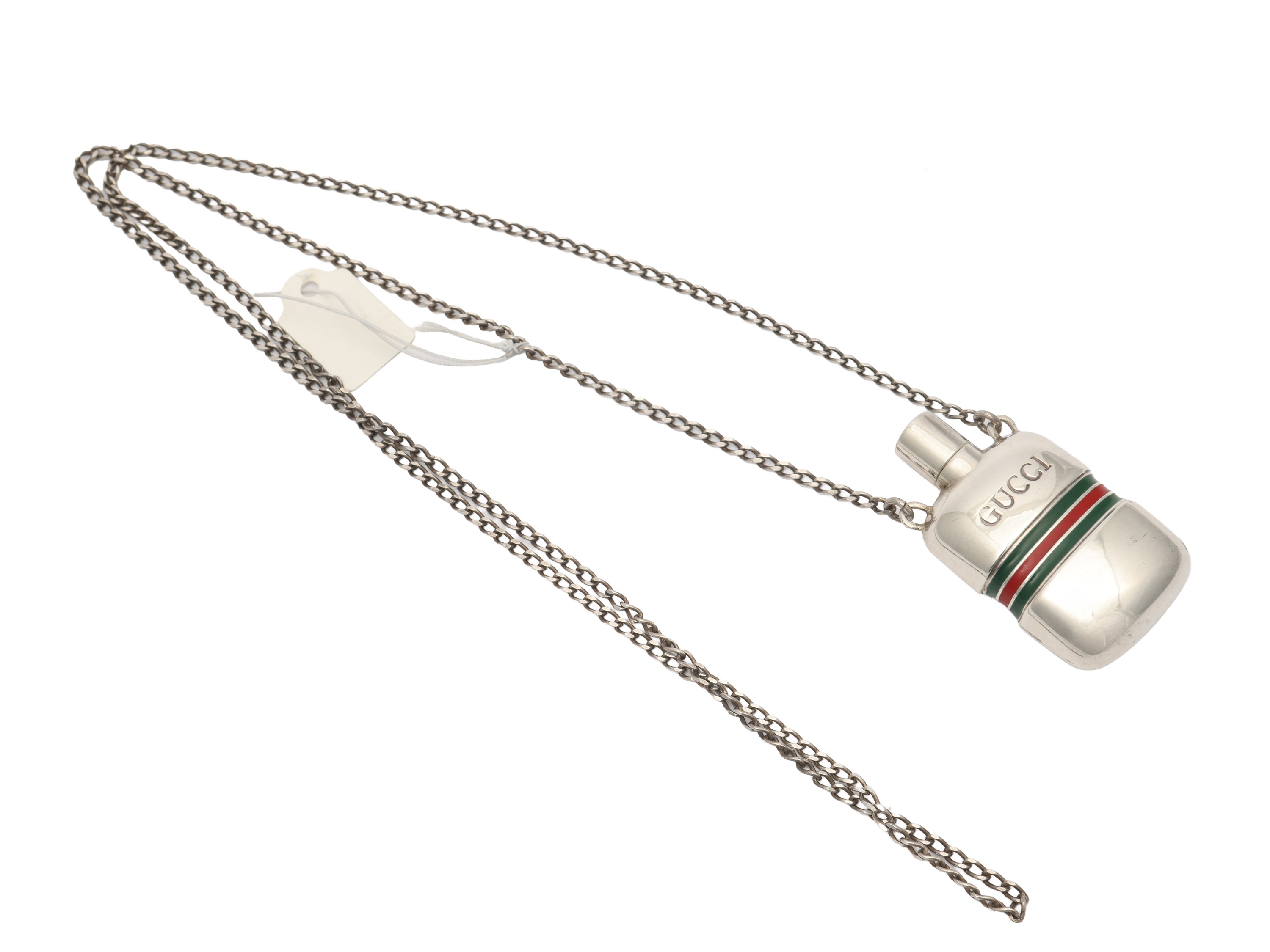 Gucci - Collana con Pendente Portaprofumo in Argento 925