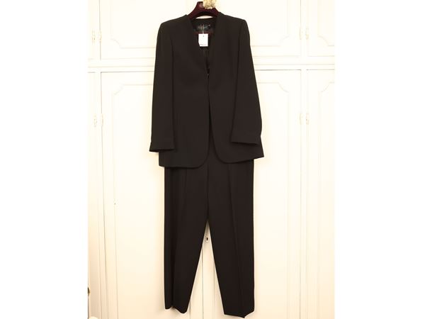 Luisa Spagnoli/Max Mara - Giacca e pantaloni in lana nera