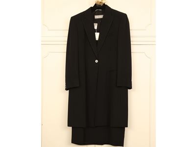 Max Mara - Completo Gessato in Cotone e Viscosa