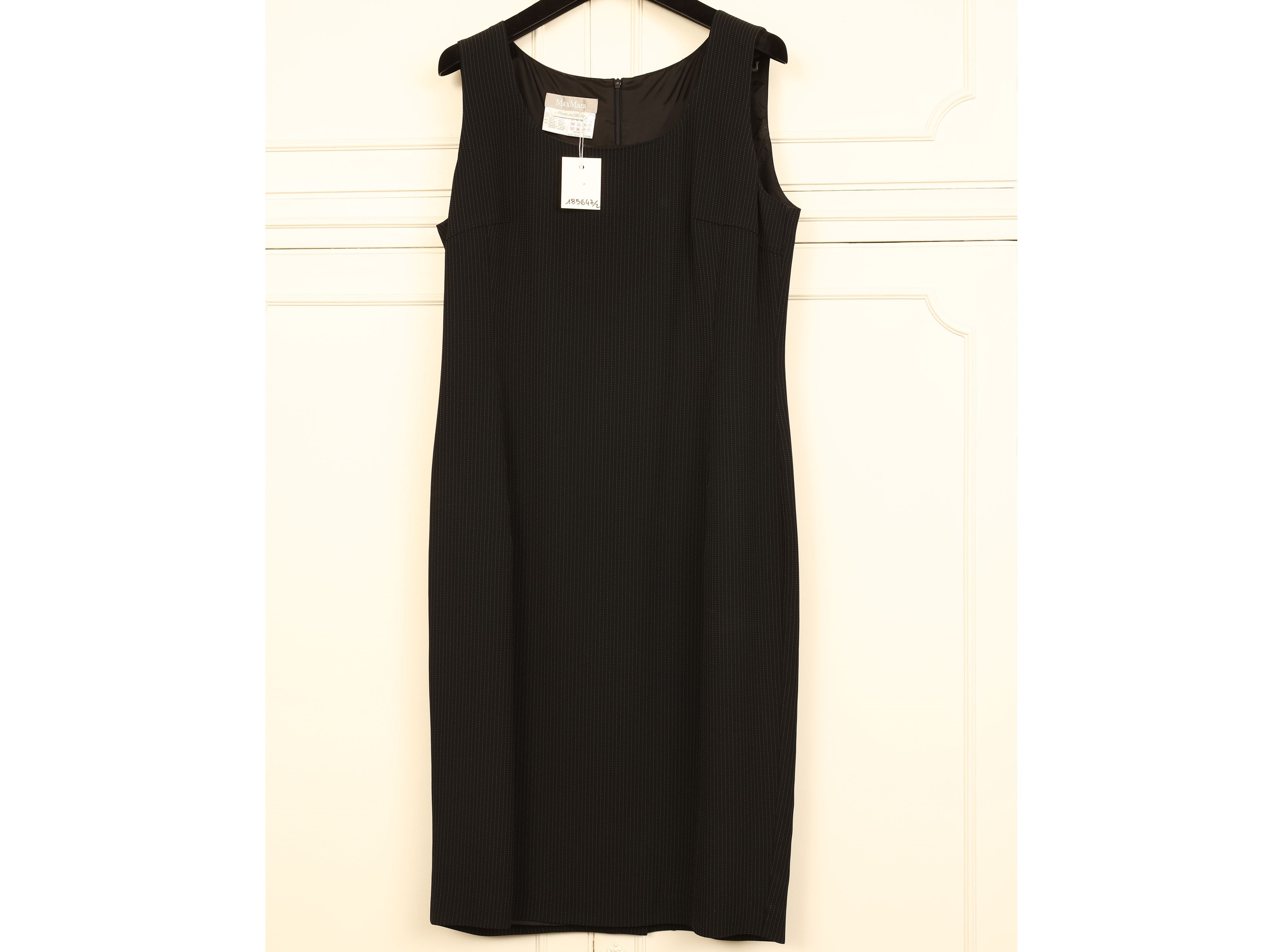 Max Mara - Completo Gessato in Cotone e Viscosa