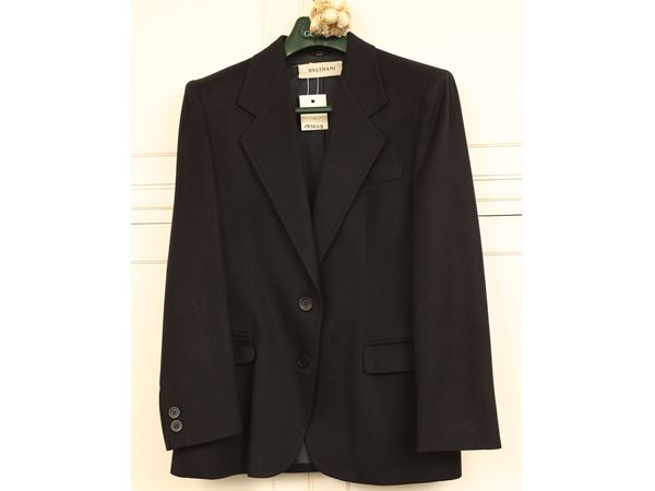 Giacca in cashmere nero, Beltrami/Loro Piana