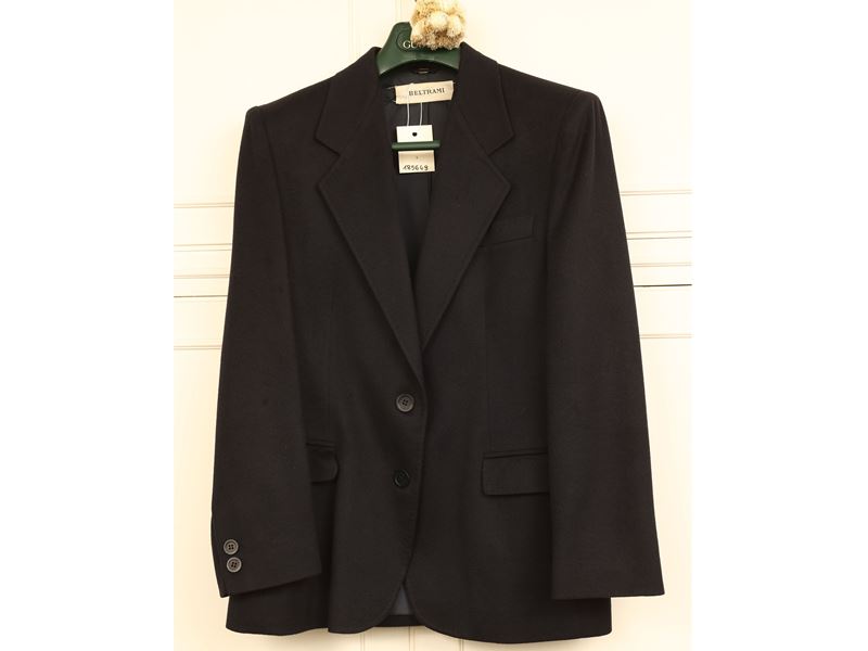 Giacca in Cashmere Nero, Beltrami/loro Piana