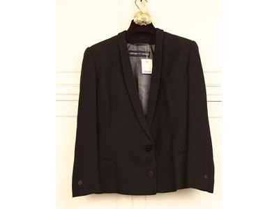 Emporio Armani - Giacca in Lana Nera