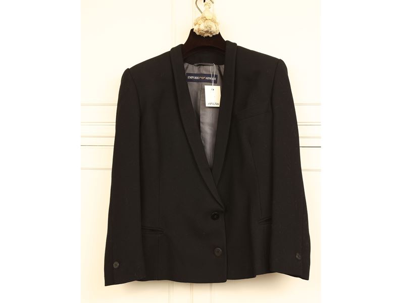 Emporio Armani - Giacca in Lana Nera