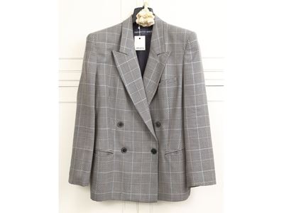 Emporio Armani - Giacca in Pura Lana Vergine Principe di Galles