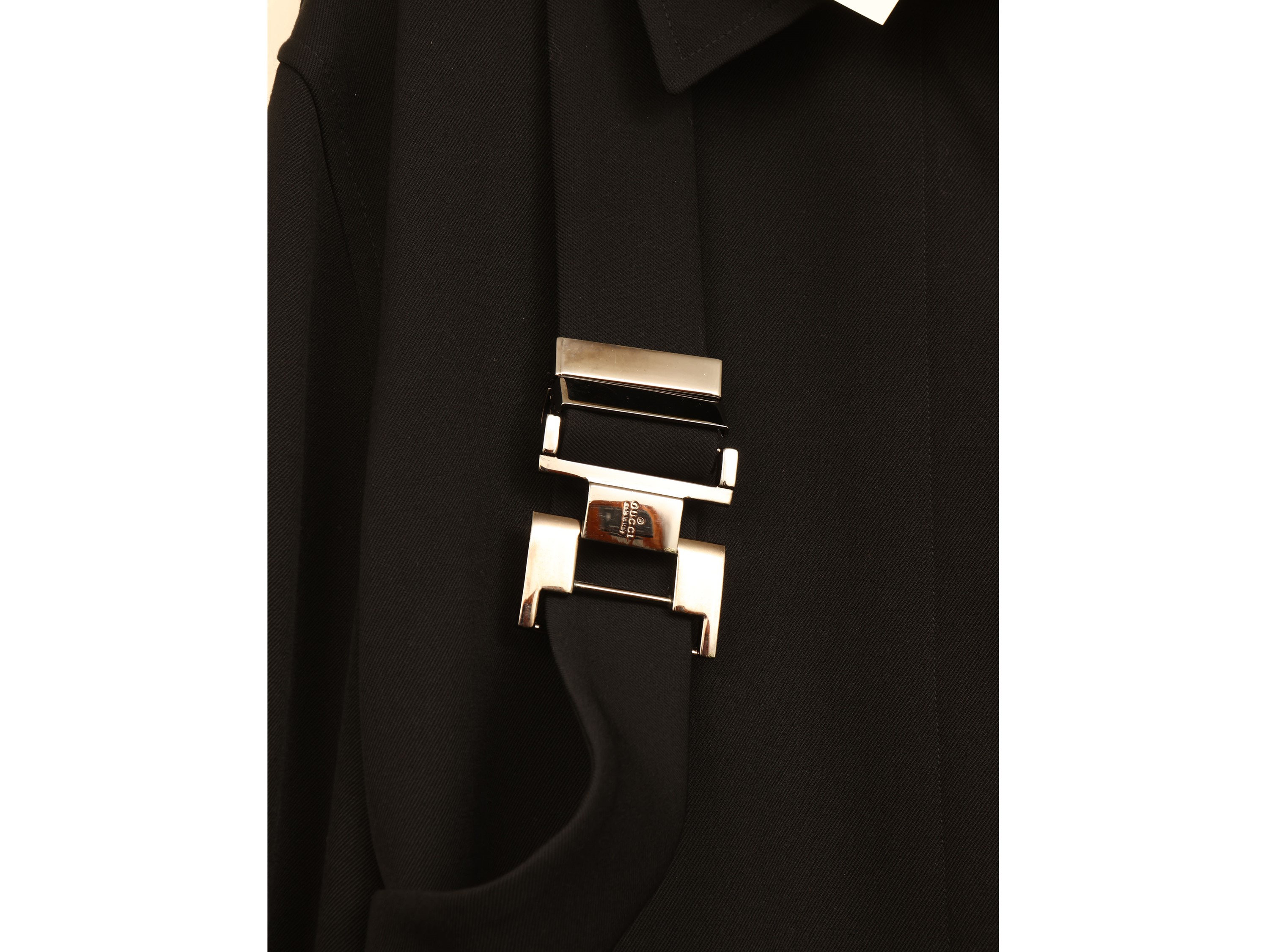 Gucci - Trench in cotone nero