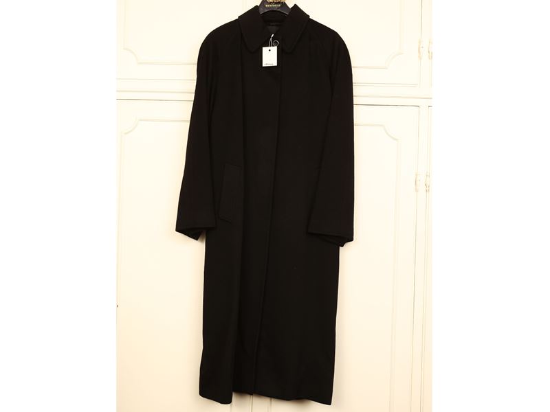 Cappotto in cashemere nero