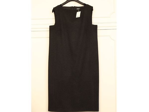 Max Mara - Abito in panno grigio fumo