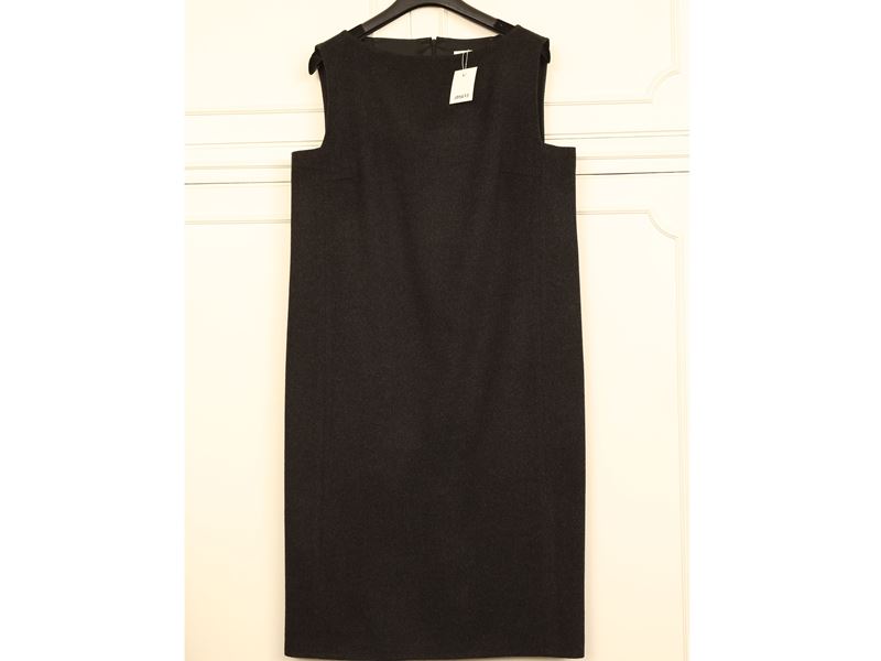 Max Mara - Abito in Panno Grigio Fumo