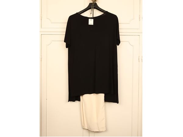 Max Mara - Blusa in seta nera