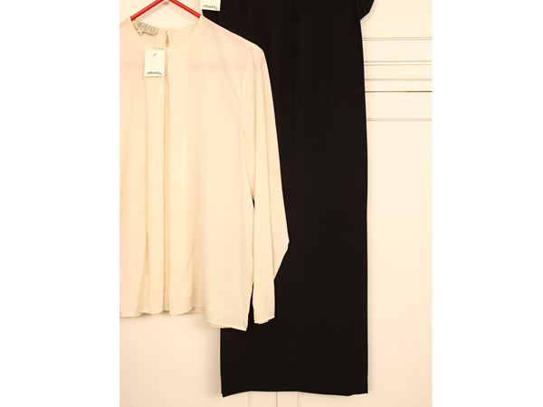 Gucci - Blusa in seta panna