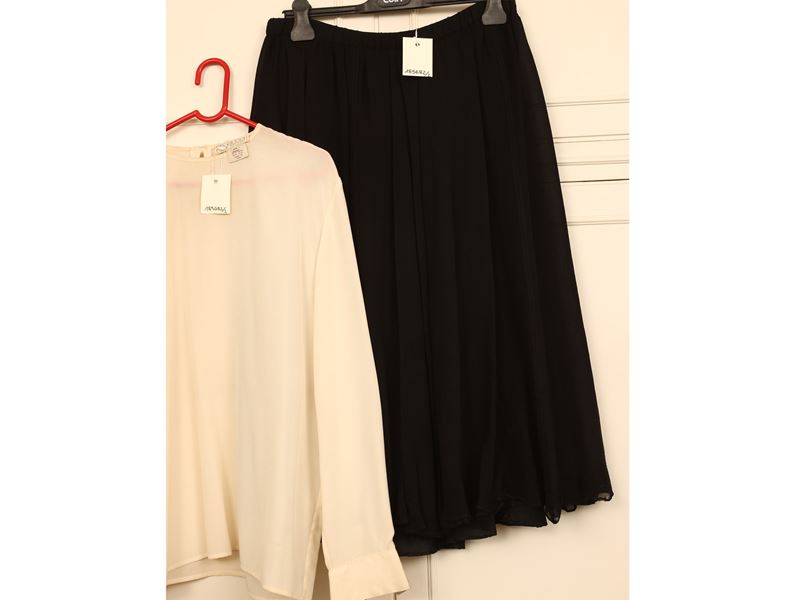 Gucci - Blusa in seta panna