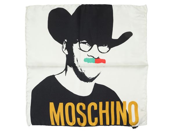 Moschino - Foulard pochette in seta
