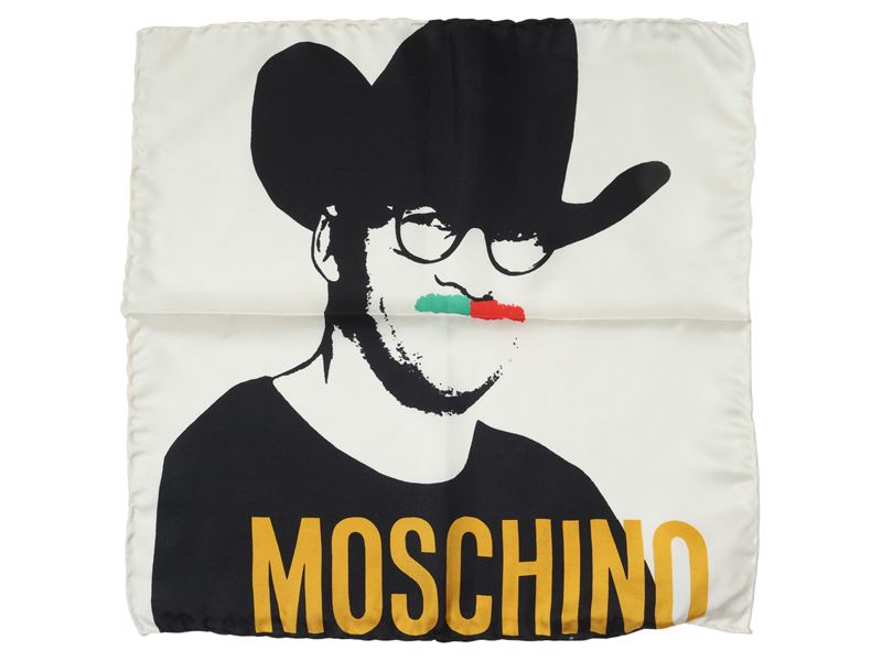Moschino - Foulard pochette in seta
