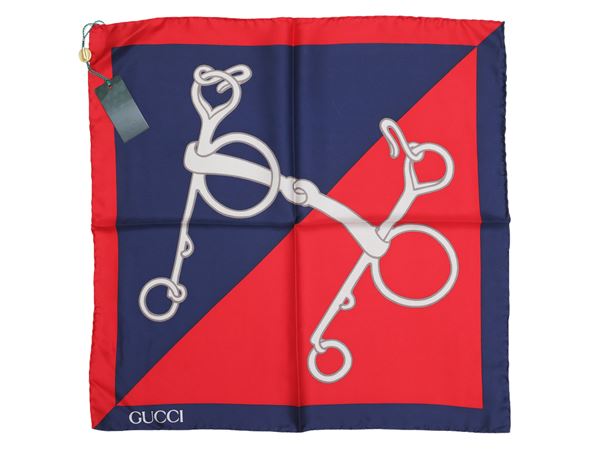 Gucci - Foulard in seta carré