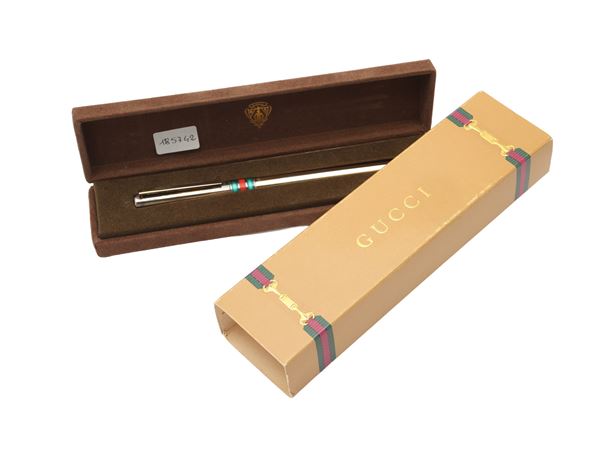 Gucci - Penna rolled Gold on Sterling silver  - Asta Guccimania - Maison Bibelot - Casa d'Aste Firenze - Milano