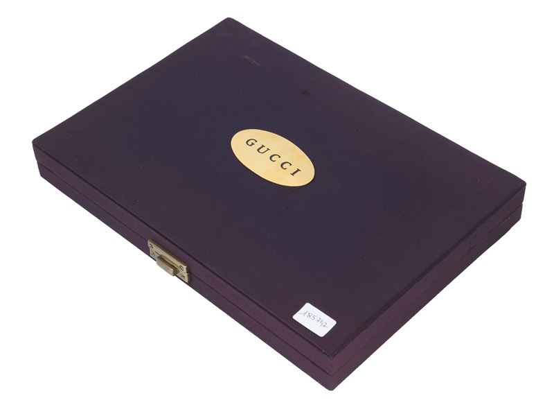 Gucci - Cofanetto Espositore in Raso Bordeaux