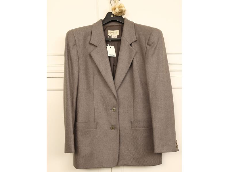 Gucci - Giacca in lana beige