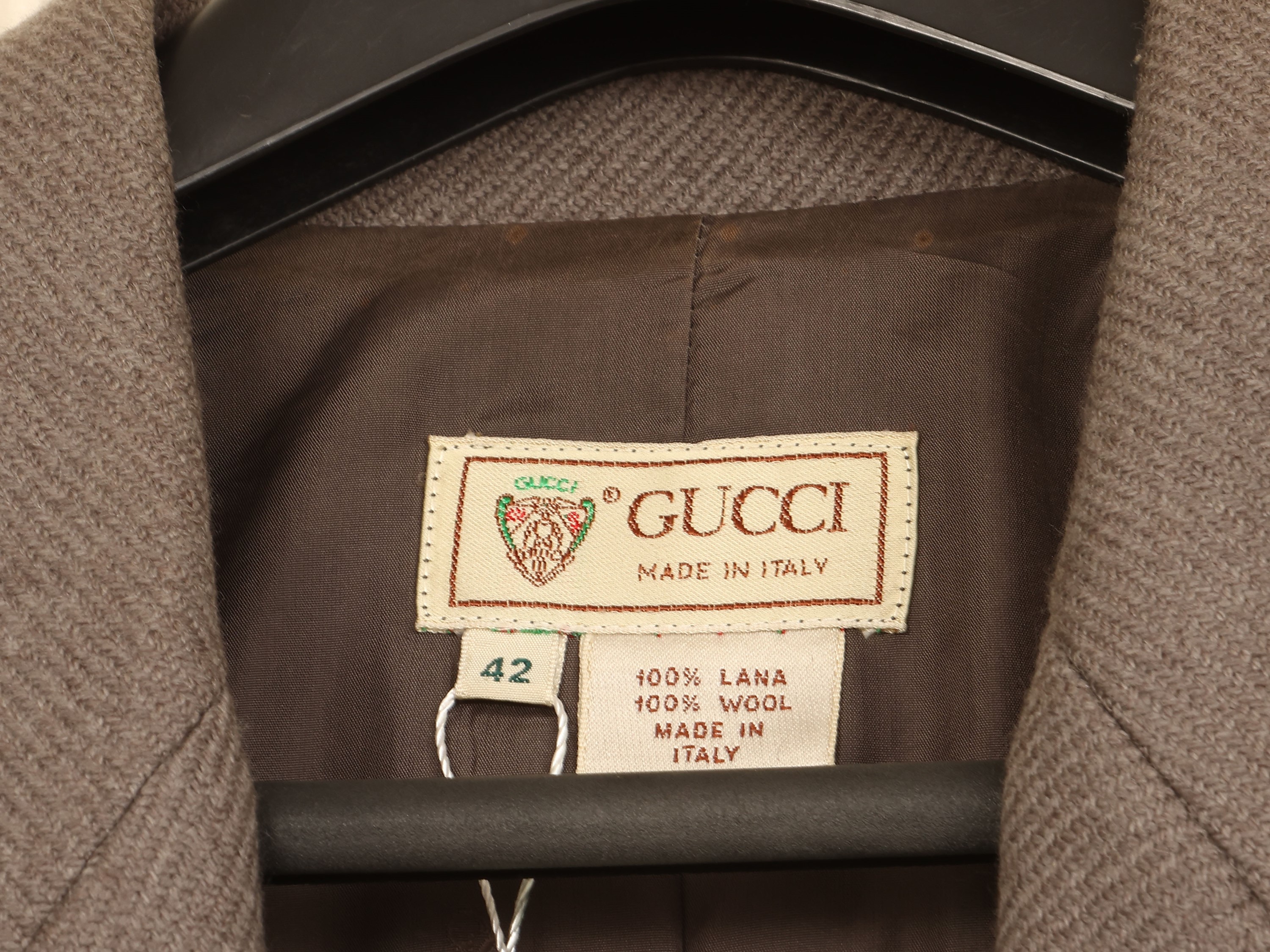 Gucci - Giacca in lana beige