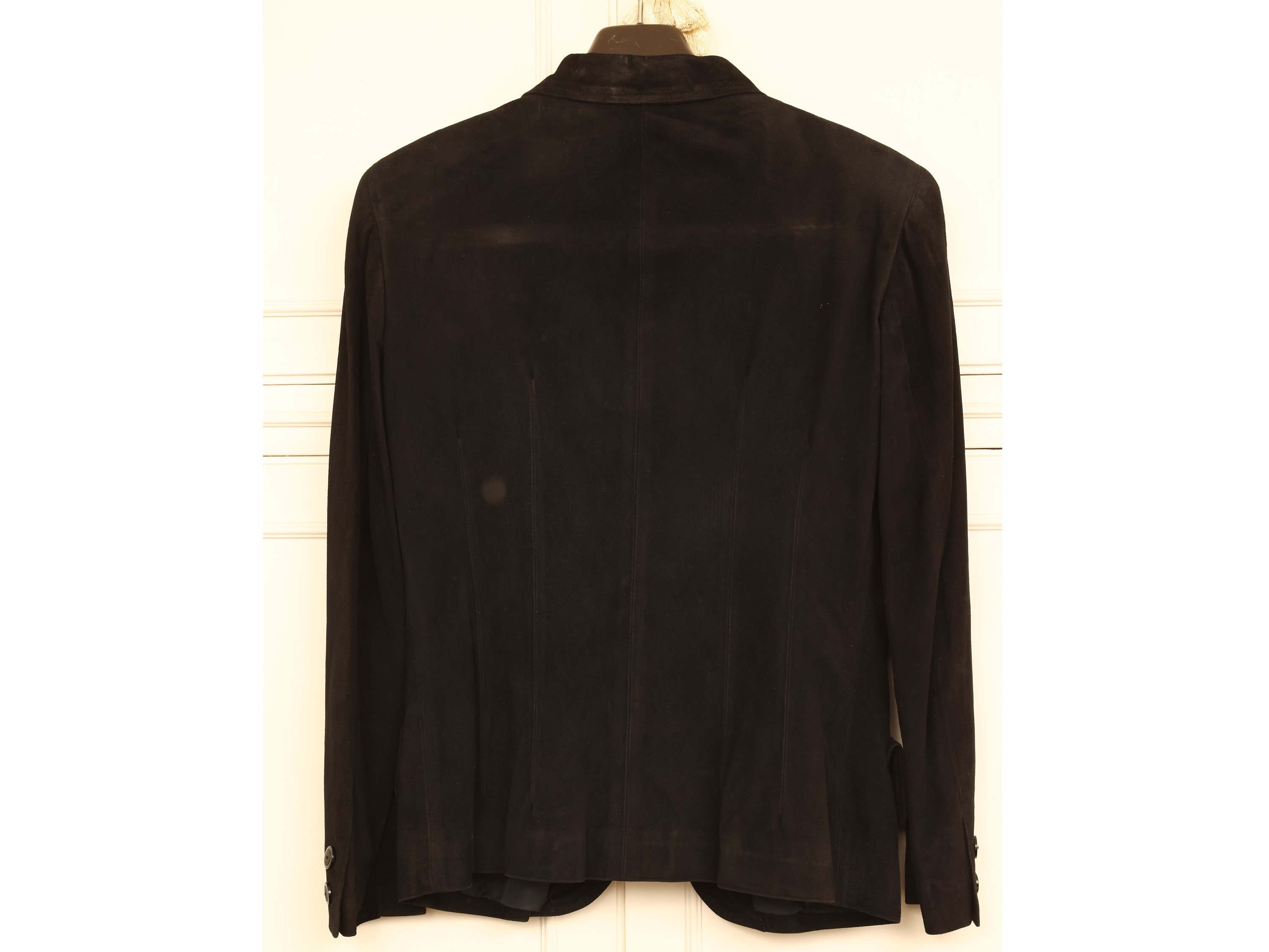 Gucci - Giacca scamosciata nera