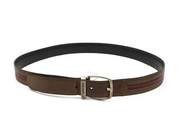 Gucci - Brown leather belt  - Auction Guccimania - Maison Bibelot - Casa d'Aste Firenze - Milano