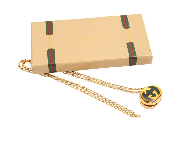 Gucci - Collana con ciondolo portapillole