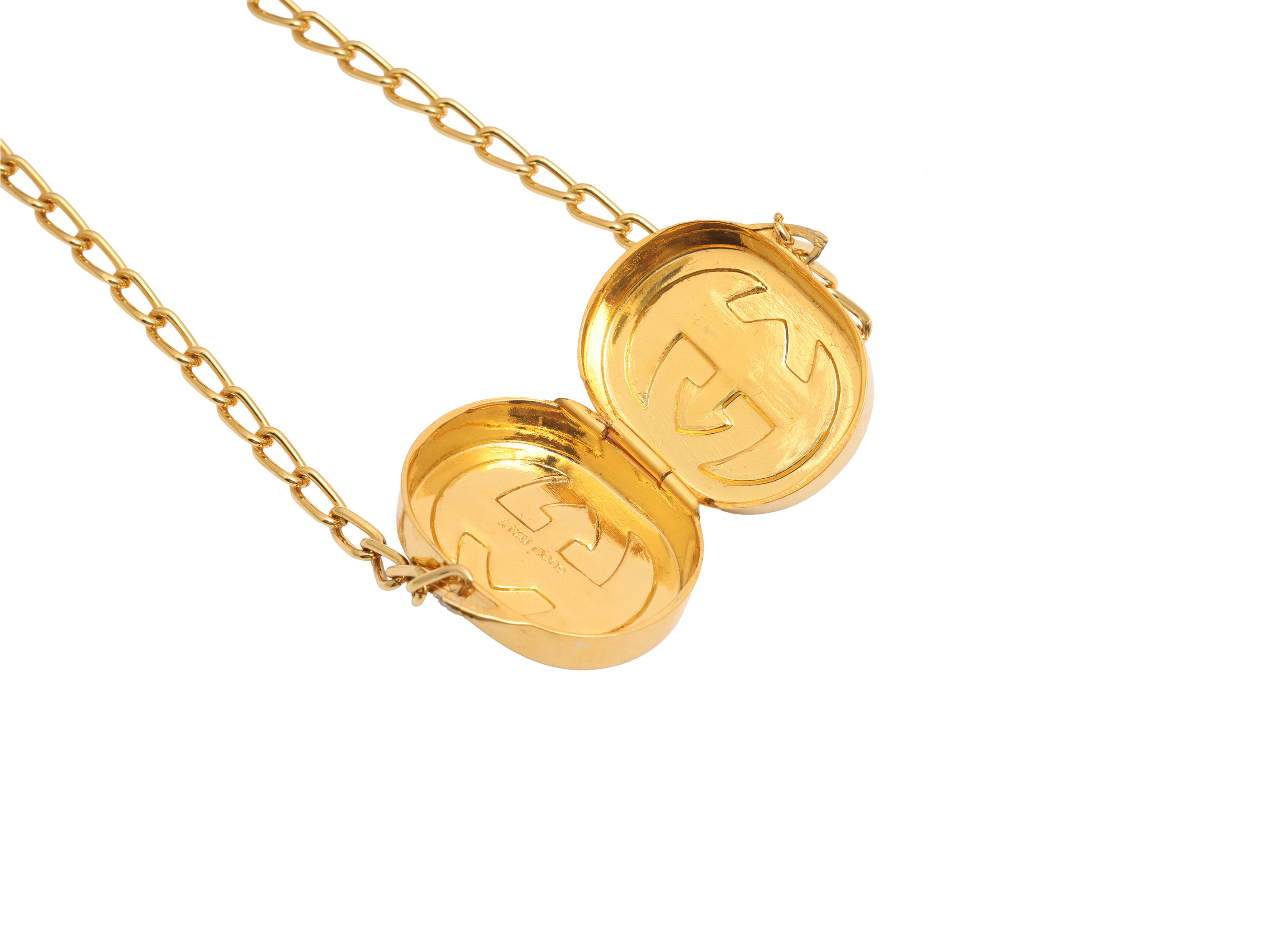 Gucci - Collana con ciondolo portapillole