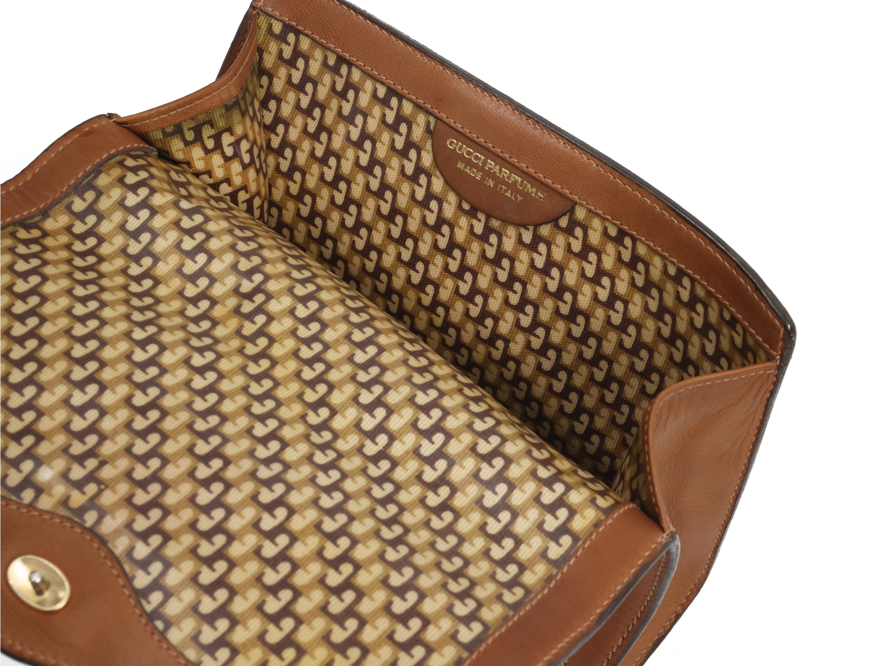 Gucci Parfums - Trousse in Suede Marrone