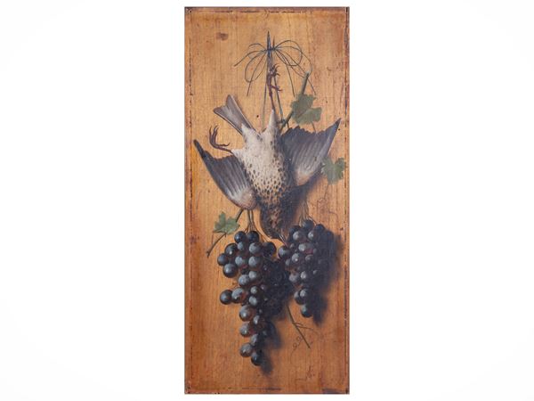 Still lifes with game and fruit 1891
