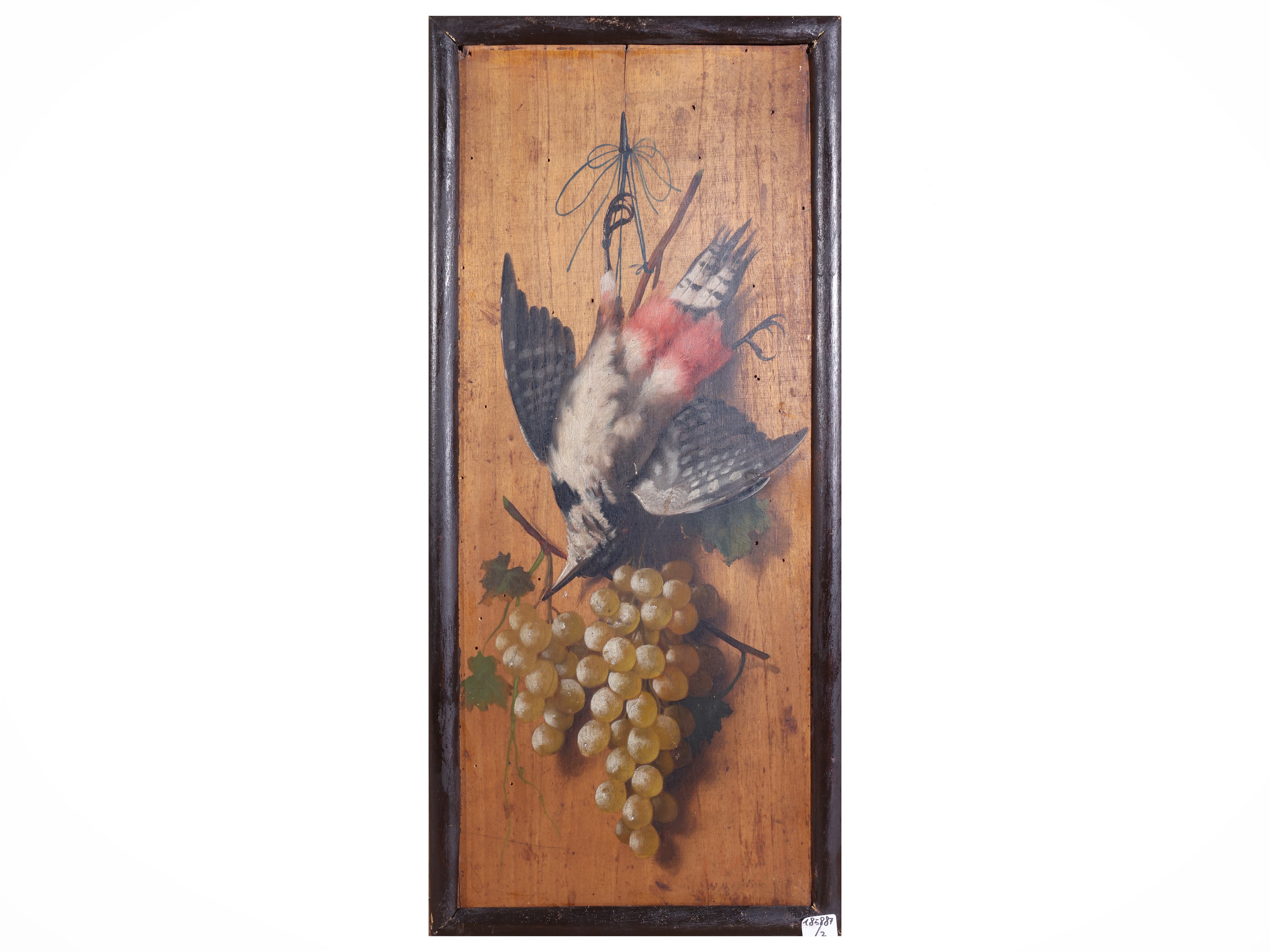 Michelangelo Meucci - Natura morta con selvaggina e frutta (1891), olio su tavoletta