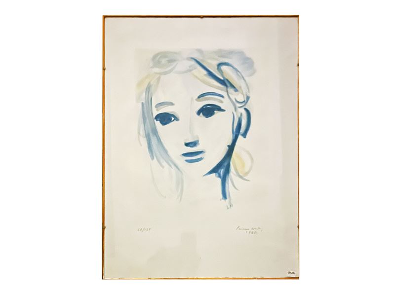 Primo Conti - Volto, litografia (69/125)