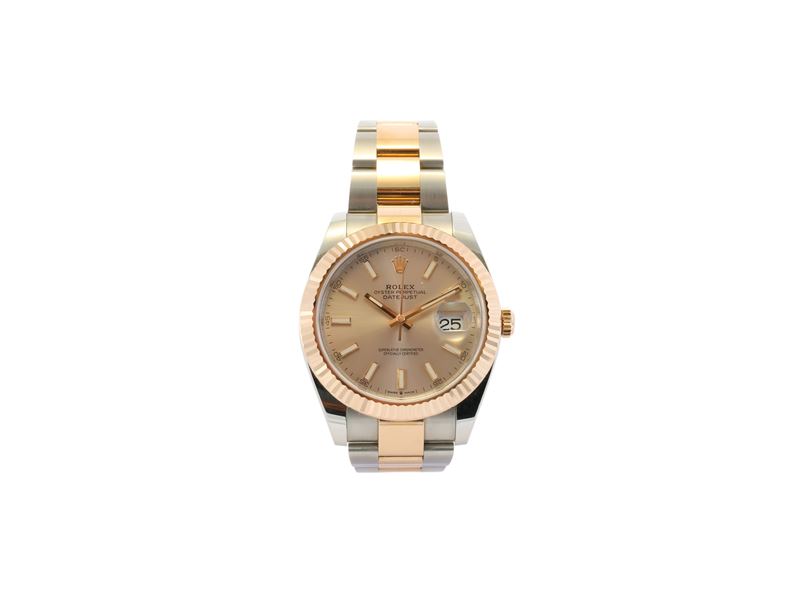 Rolex Date Just 41, Ref. 126331 in Acciaio e Oro Rosa