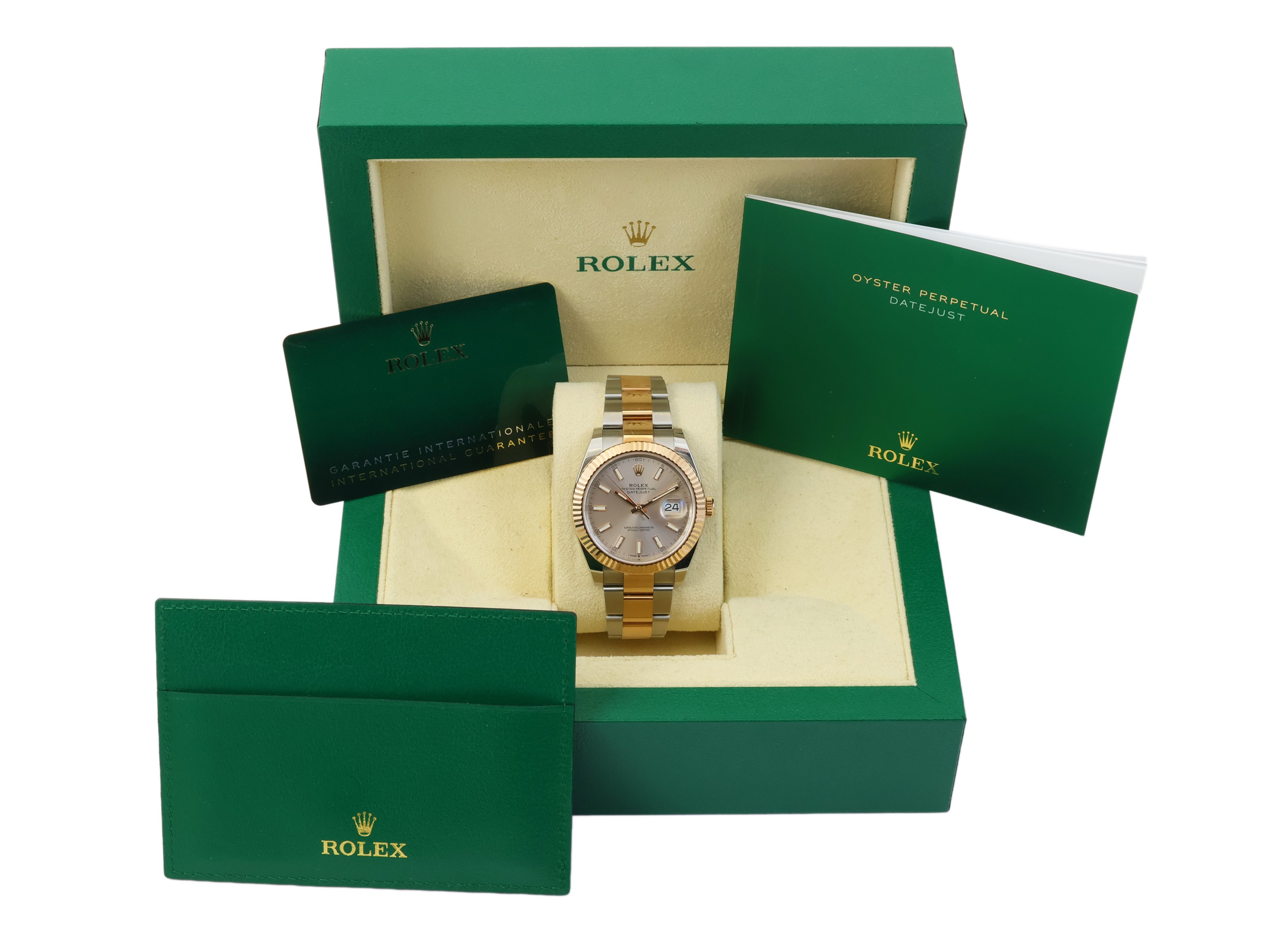 Rolex Date Just 41, Ref. 126331 in Acciaio e Oro Rosa