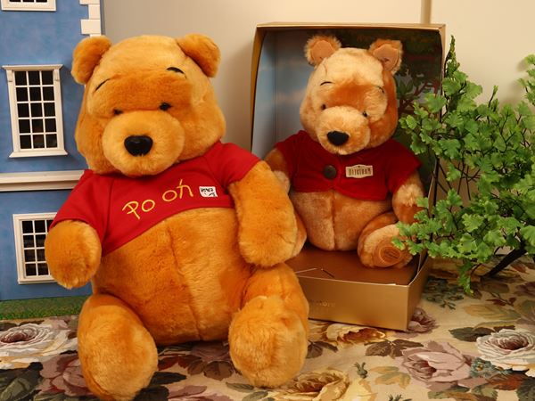 Due orsacchiotti in peluche Winnie the Pooh, Disney