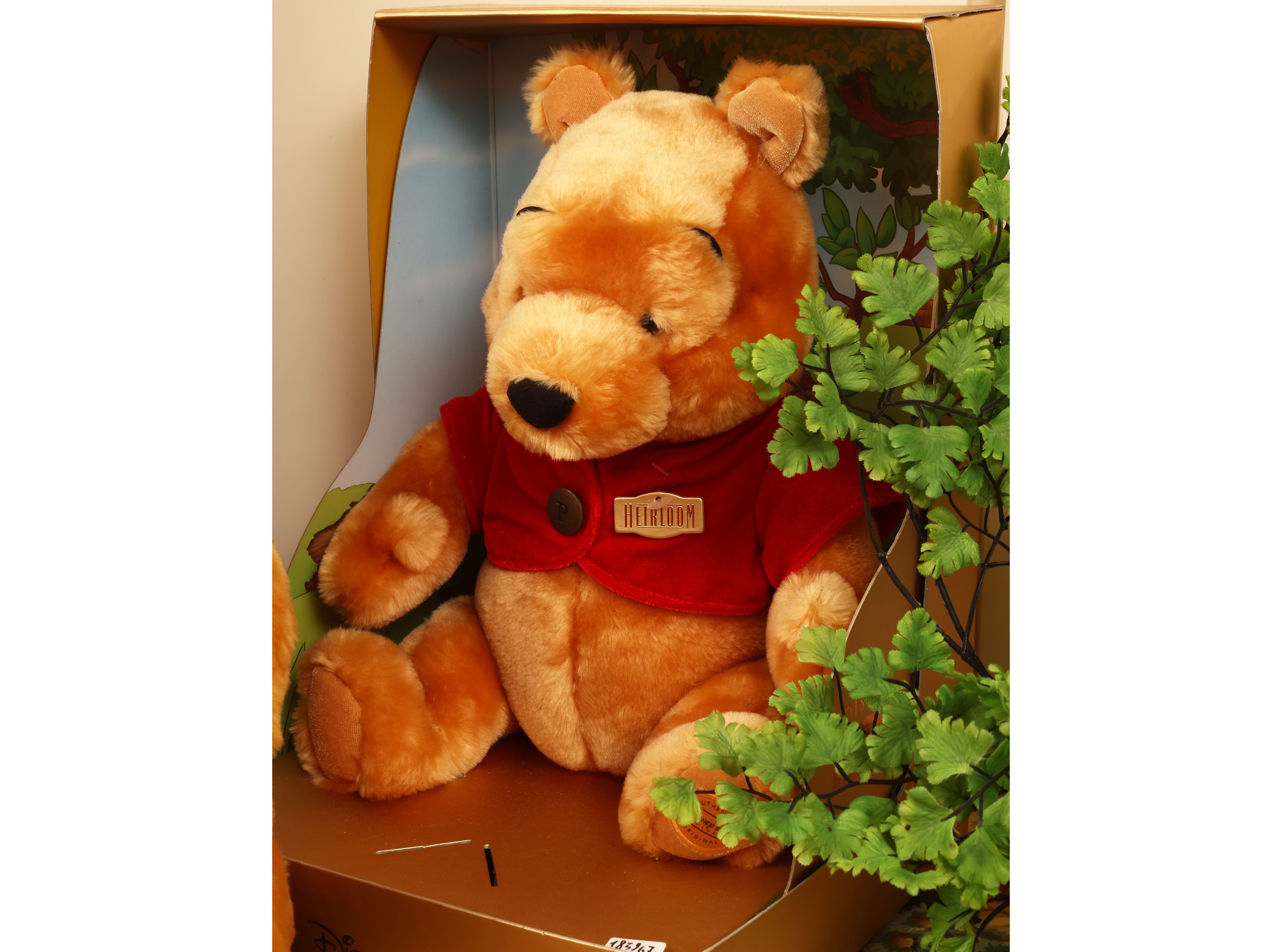 Disney, Due orsacchiotti in peluche Winnie the Pooh, set nuovo con confezione originale