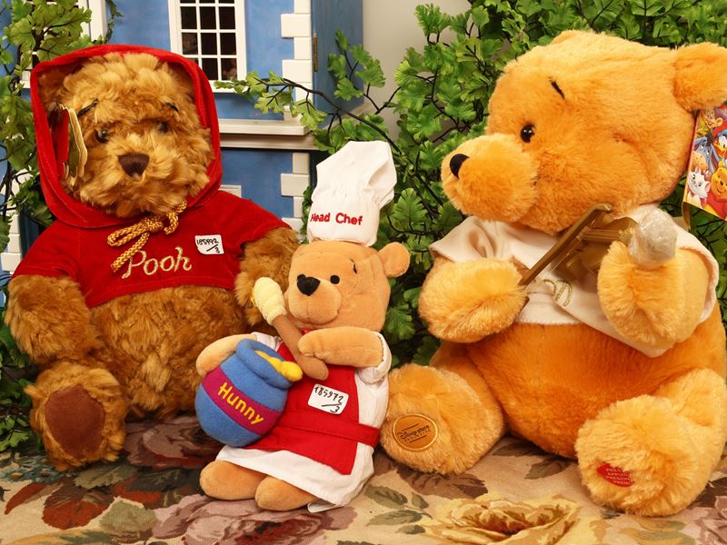 Peluche Disney, Tre esemplari