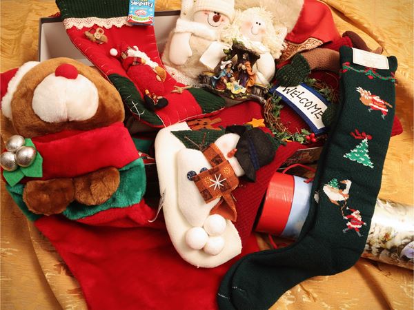 Miscellanea di accessori natalizi