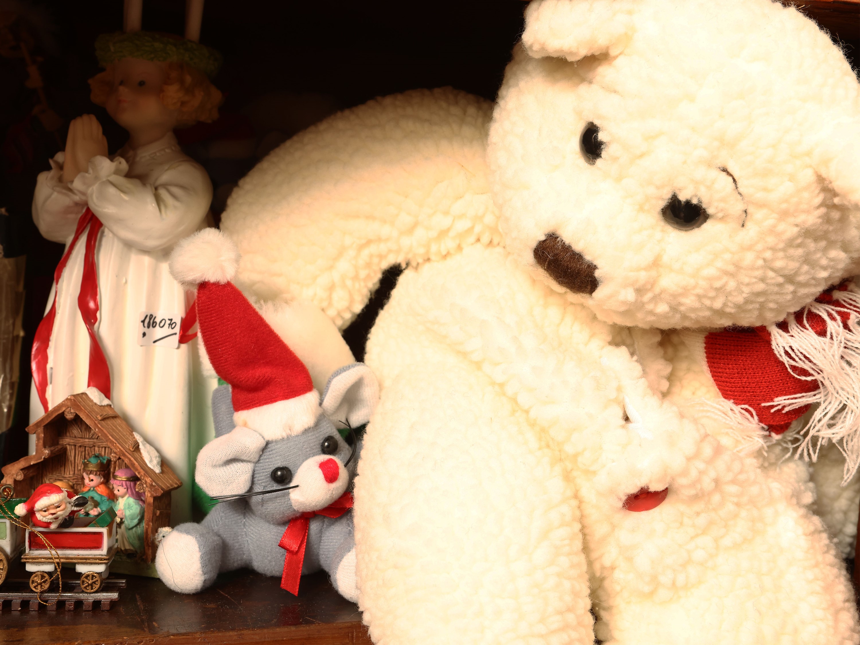 Collezione di Accessori Natalizi, Ninnoli e Peluches