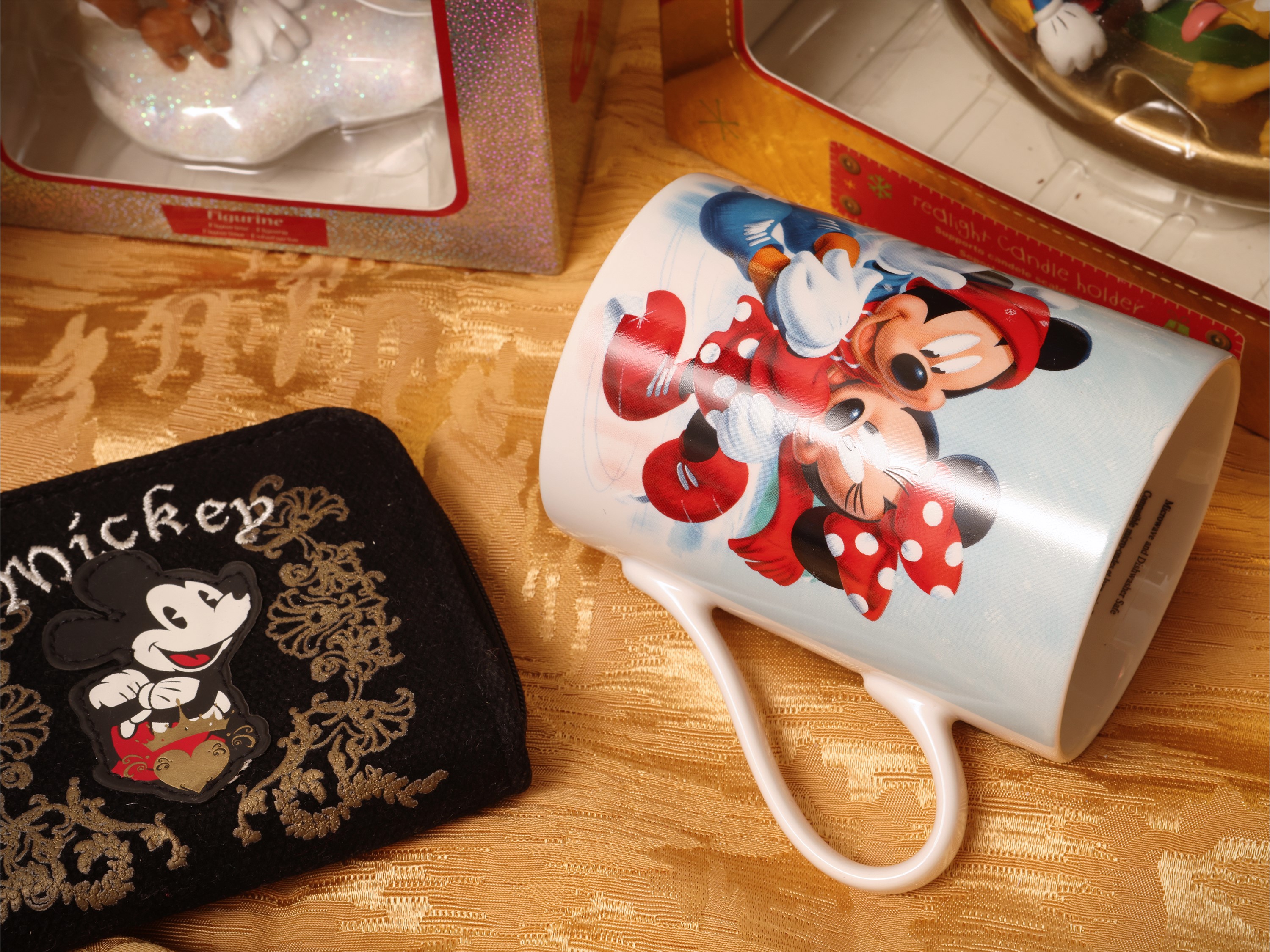 Decorazioni Disney, Gruppo Decorativo Natale con Topolino e Minnie