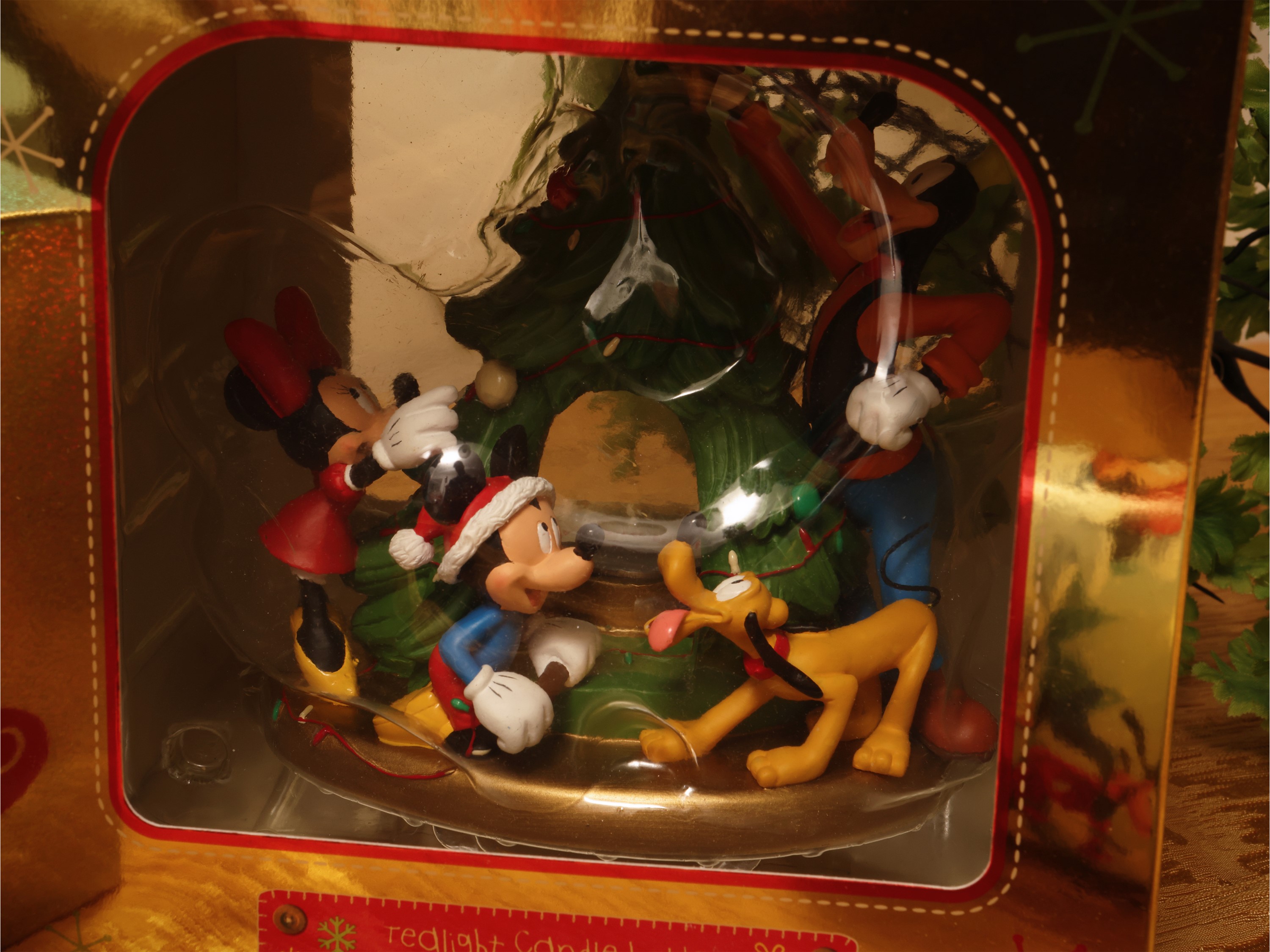 Decorazioni Disney, Gruppo Decorativo Natale con Topolino e Minnie