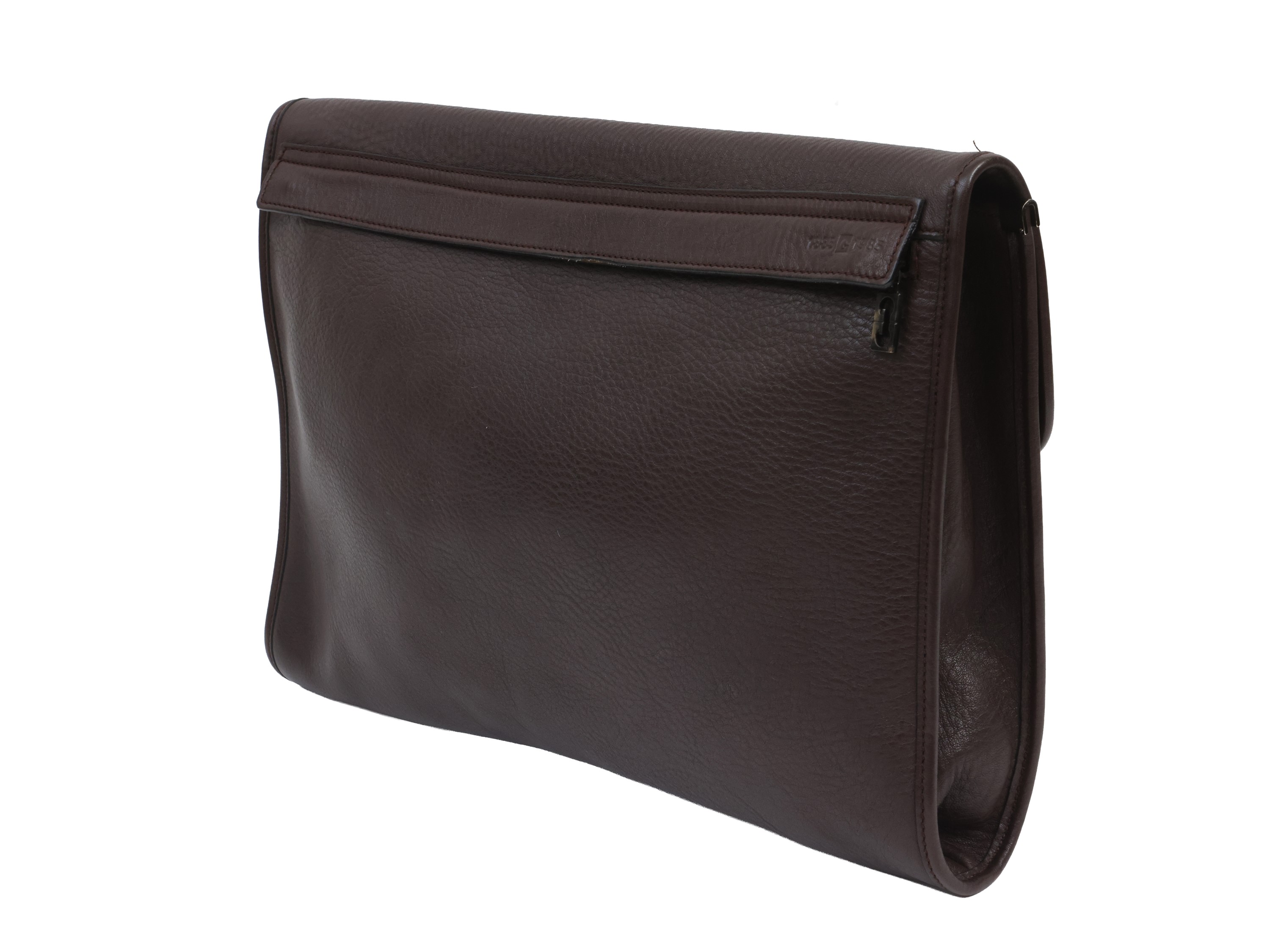 Gherardini - Busta in Pelle Martellata Marrone