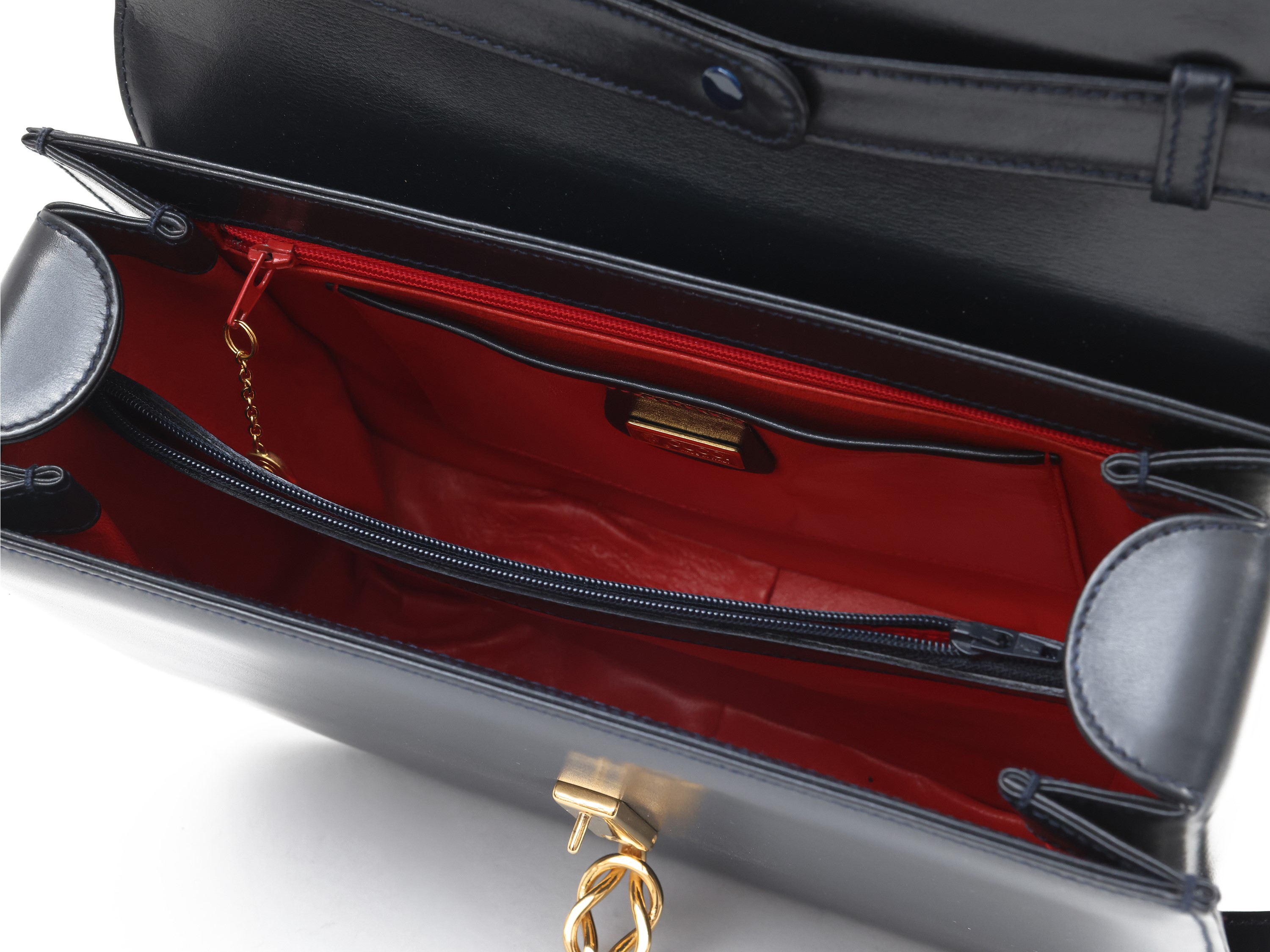 Gucci - Borsa a mano in pelle nera