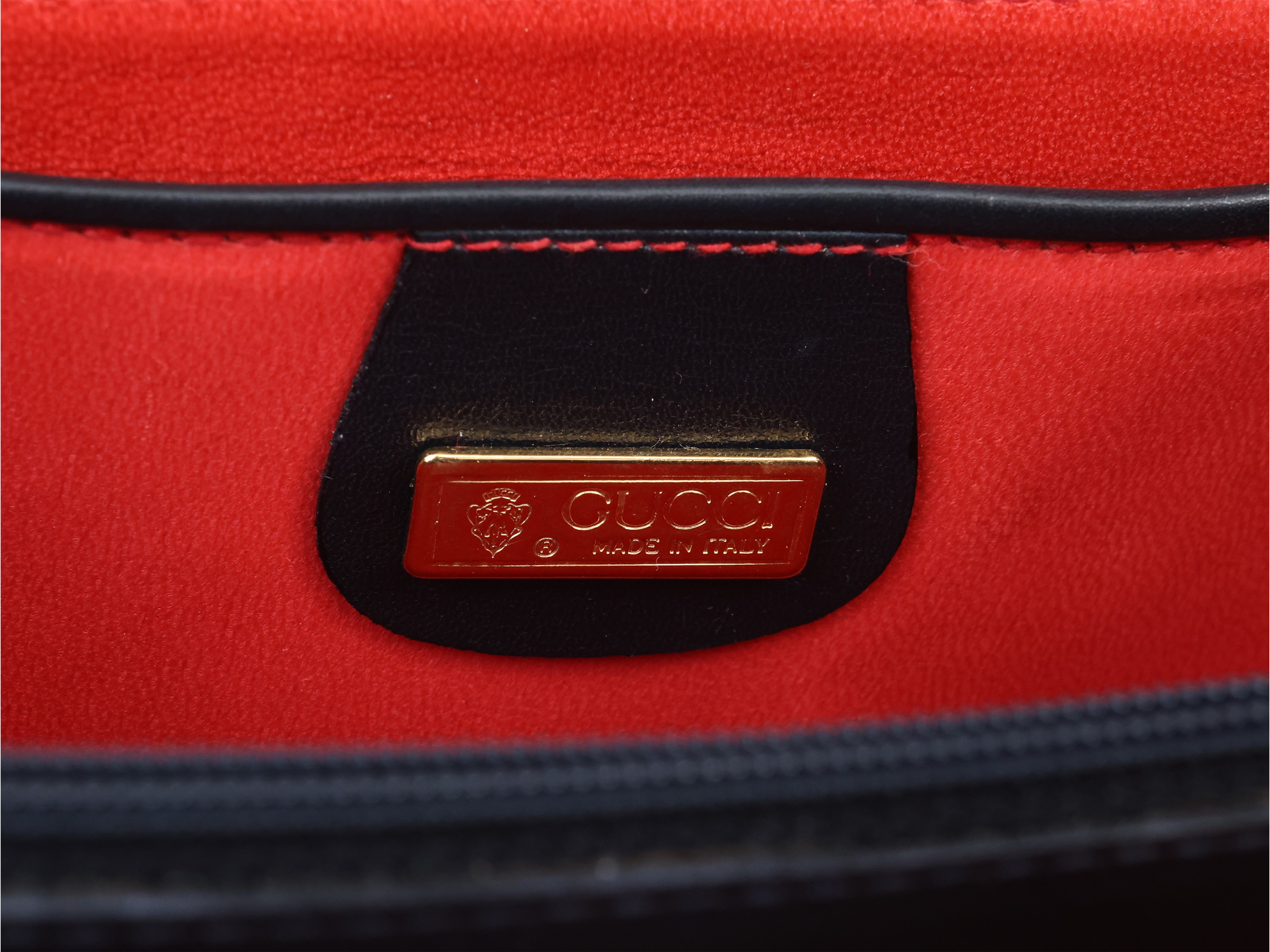 Gucci - Borsa a mano in pelle nera