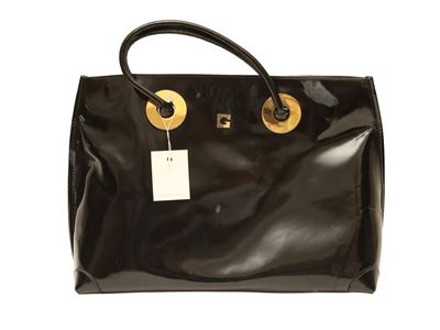 Gherardini - Borsa a Spalla in Pelle Spazzolata Nera