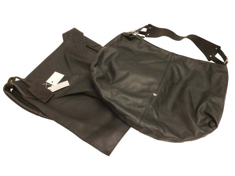Due Shopper in Pelle Nera