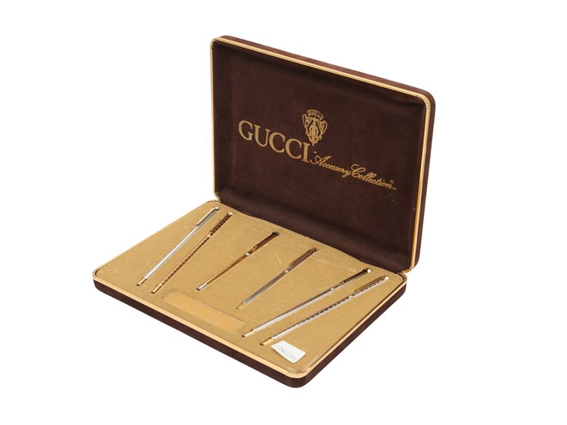 Gucci - Set di sei penne a sfera da esposizione