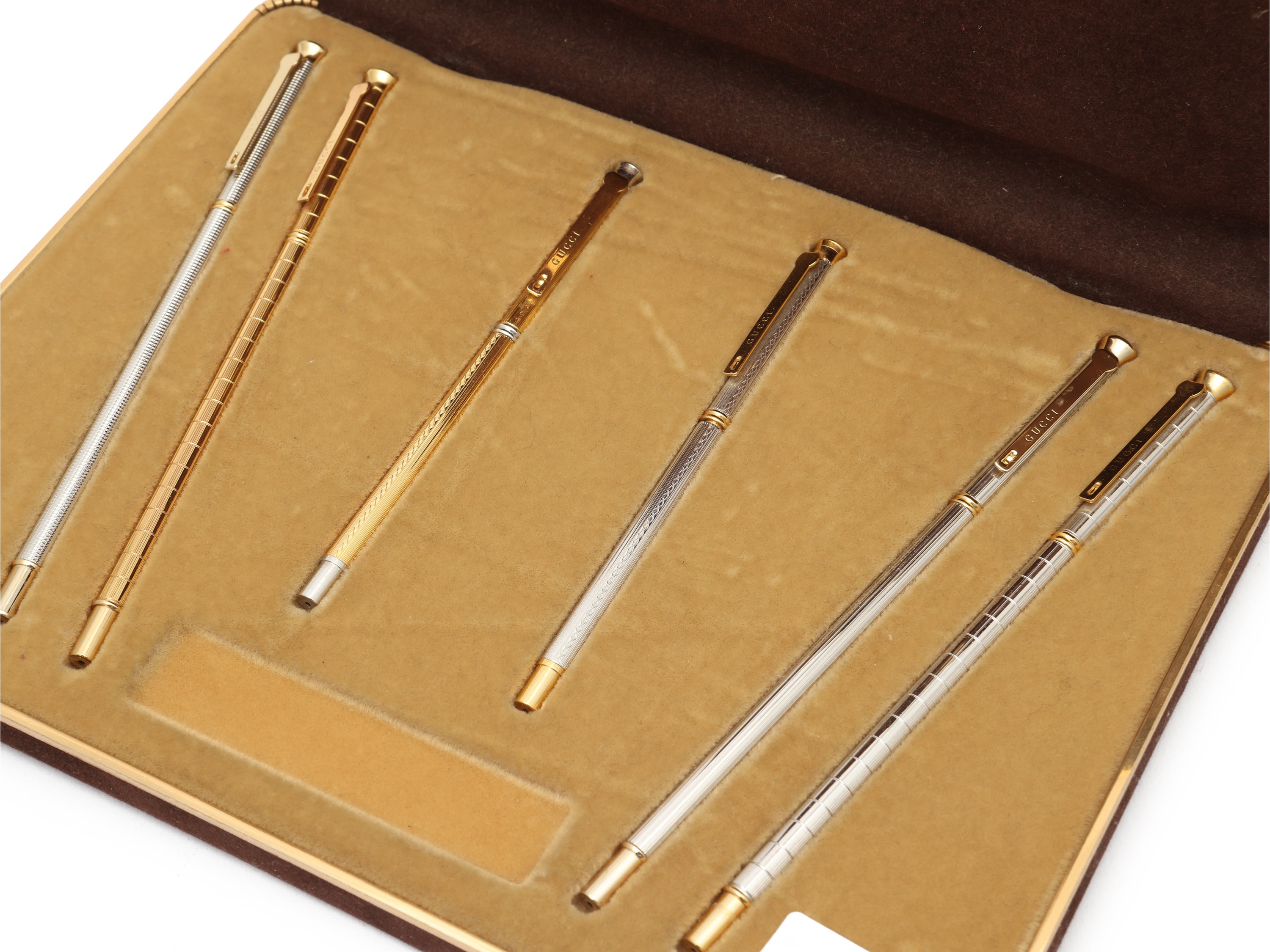 Gucci - Set di sei penne a sfera da esposizione